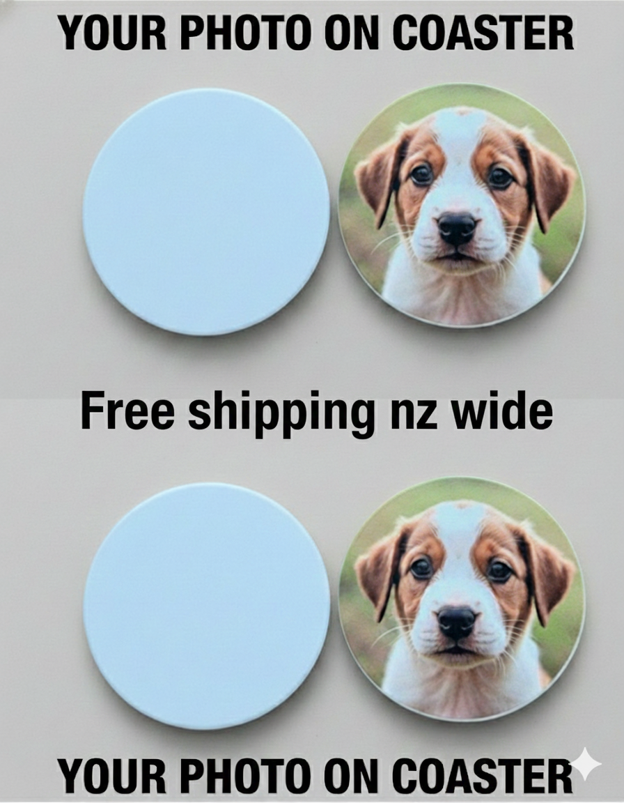 Personalized Round Coaster - Set of 4