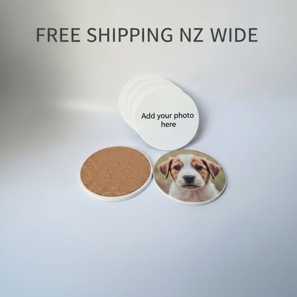 Personalized Round Coaster - Set of 4